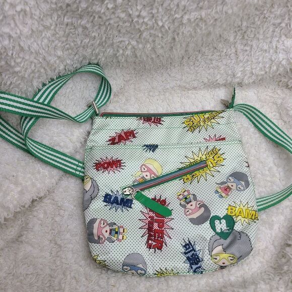 Harajuku Lovers Superheroes Comicbook Print Crossbody‎ - Picture 1 of 6